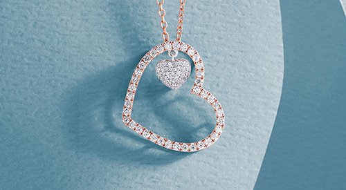 a heart pendant